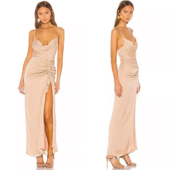 Nwt revolve NBD Davis gown‎ in nude women’s size S